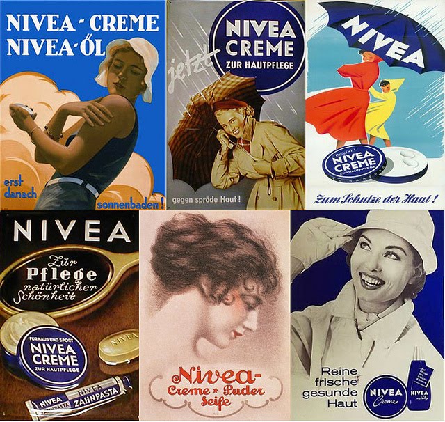 Vieilles publicités pour NIVEA Creme