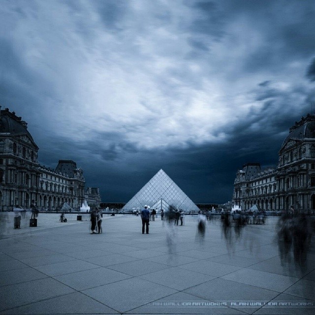 Paris Louvre orage 9 juin